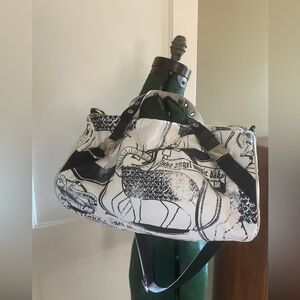 L.A.M.B. by Gwen Stefani LeSportsac icon mega barrel duffle bag